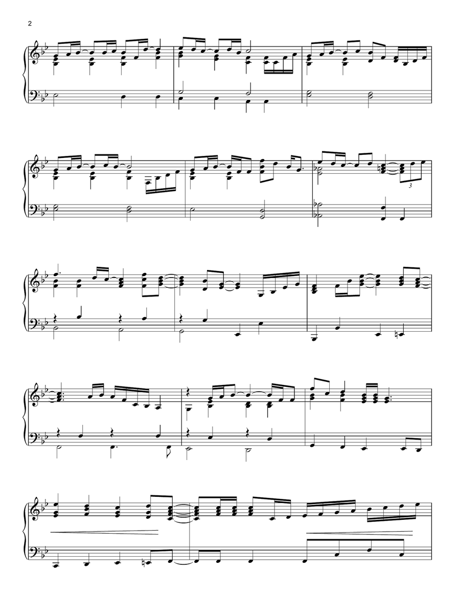 Can You Feel The Love Tonight (from The Lion King) Piano Solo scores gallery preview page 2