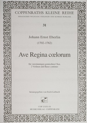 Book cover for Ave regina coelorum