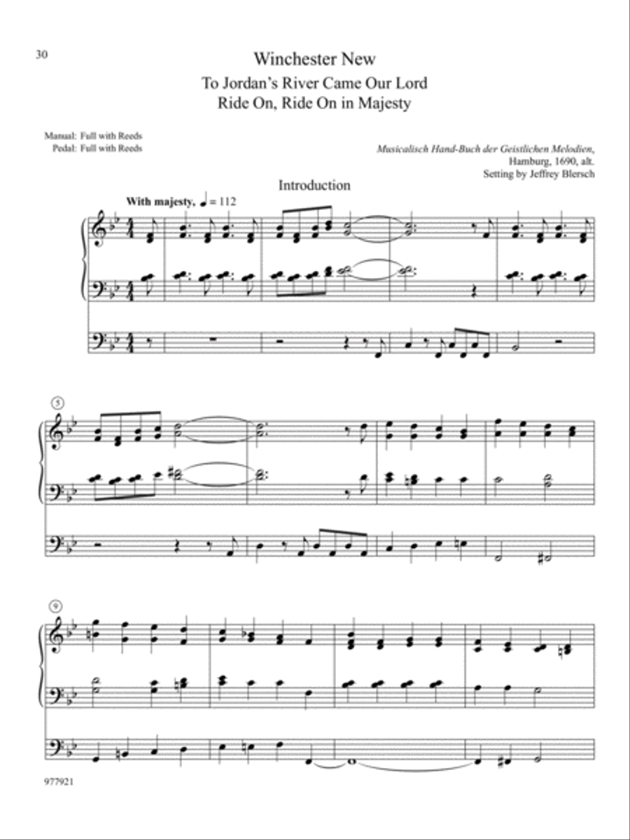 Introductions, Harmonizations, Accompaniments, Interpretations, Vol. 9 Organ scores gallery preview page 8
