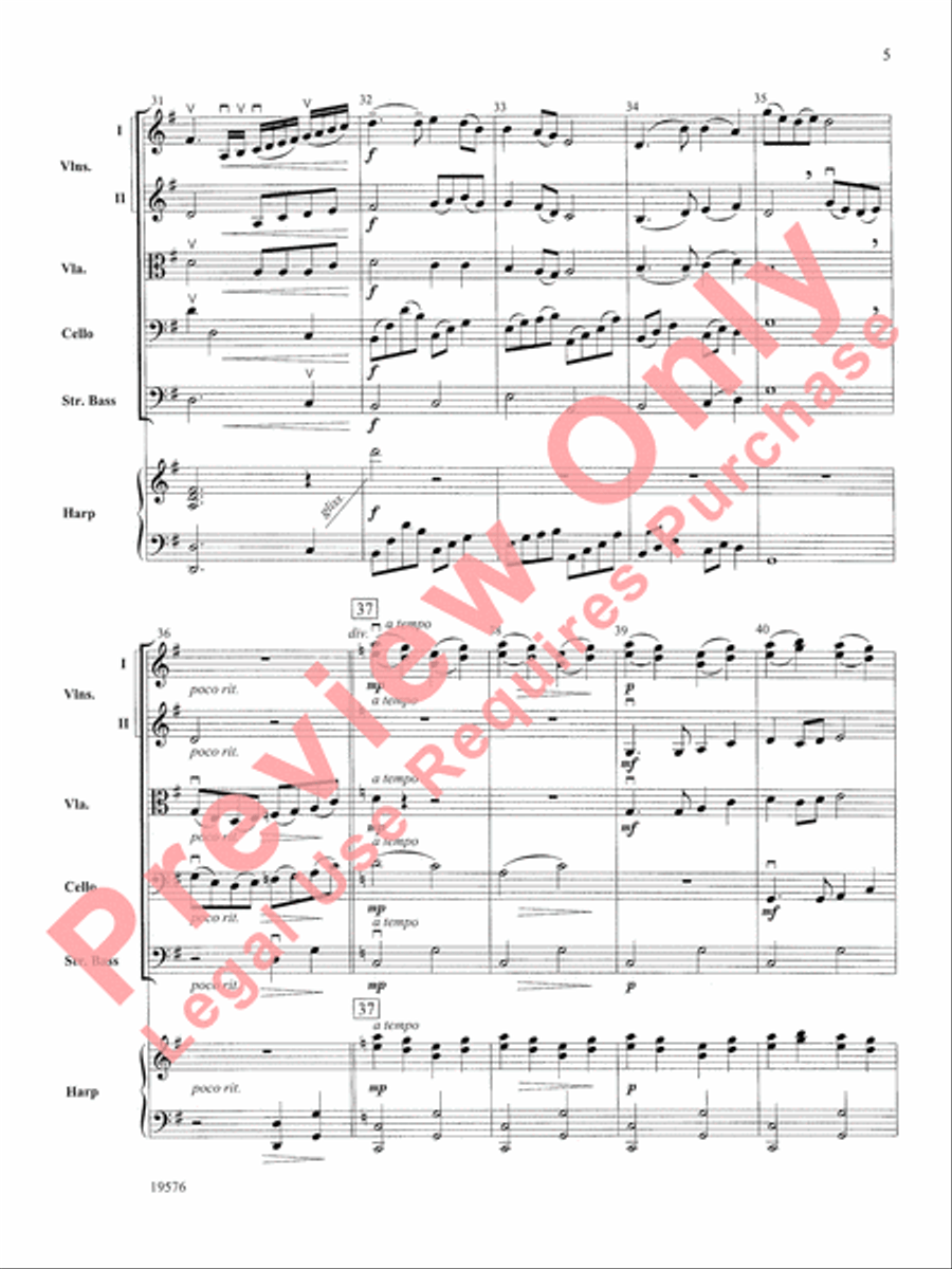 Spring Breezes String Orchestra scores gallery preview page 6