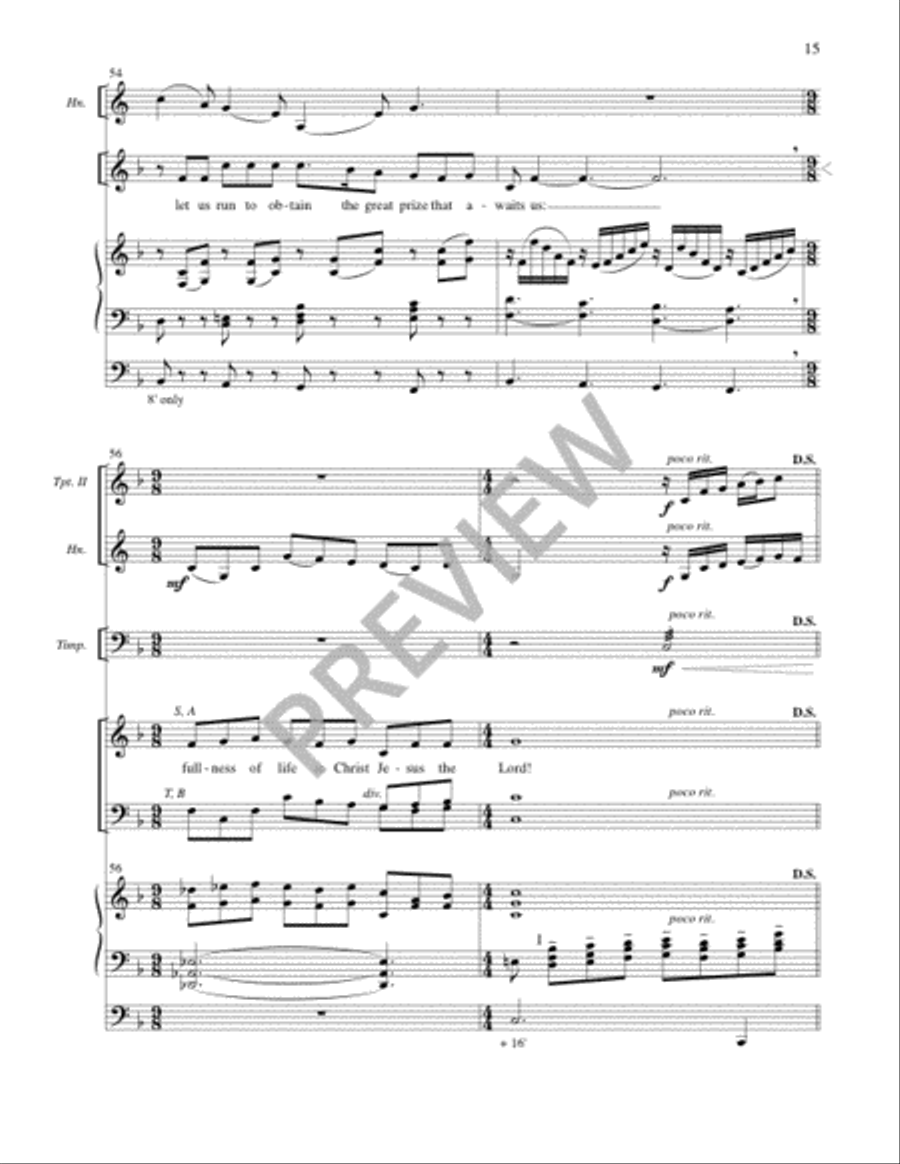 We Come Keeping Festival - Full Score and Parts 4-Part scores gallery preview page 15