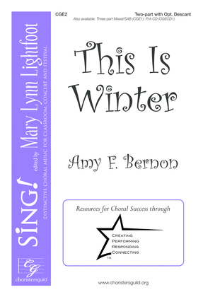 Book cover for This Is Winter (Two-part)