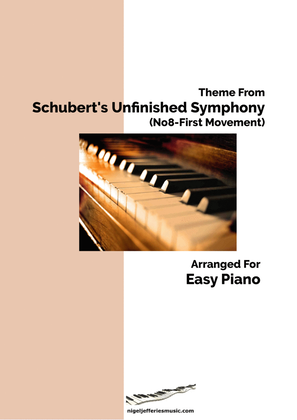 Theme From Schubert's Unfinished Symphony arraned for easy piano