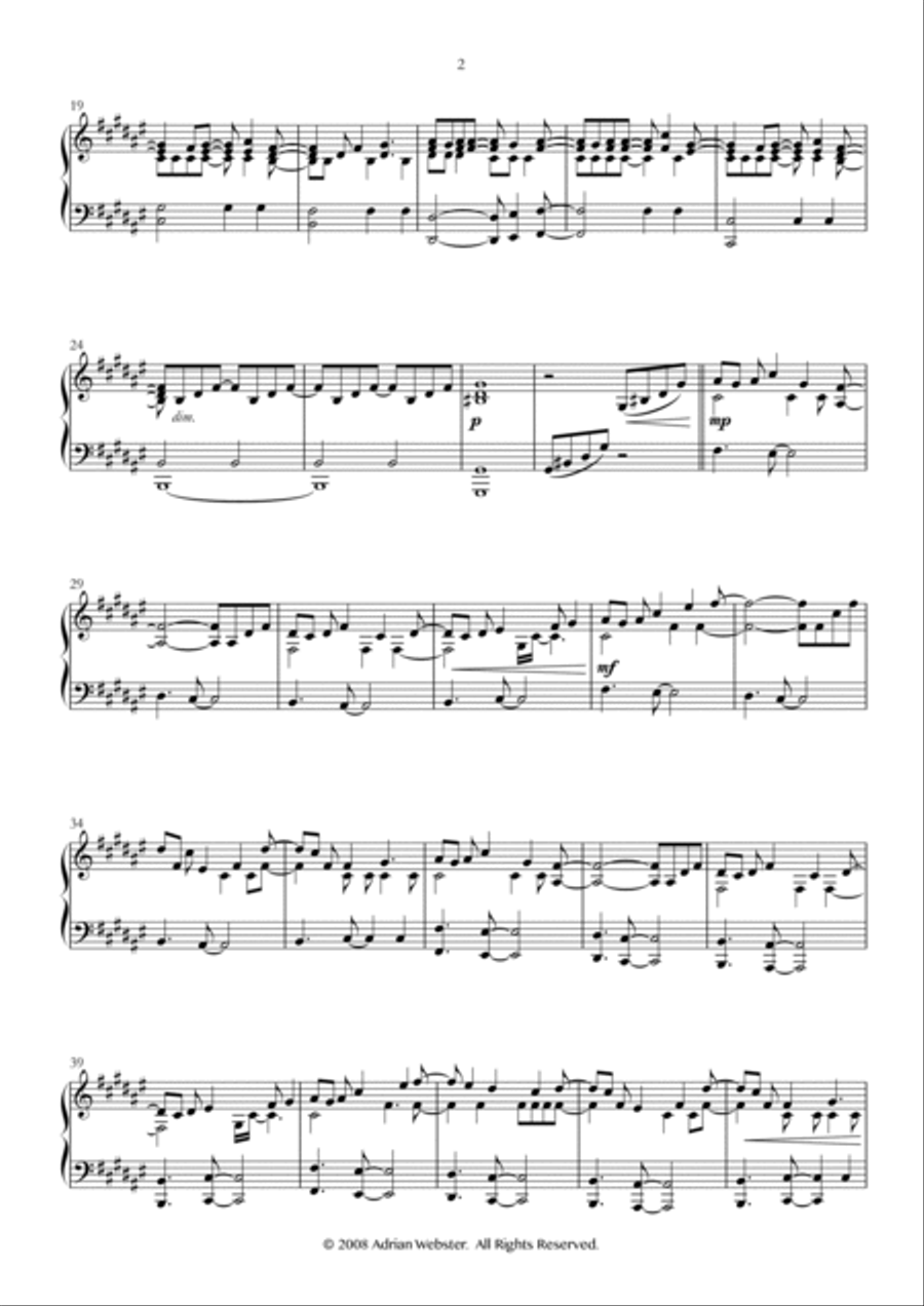 When I Grow Up - CrusaderBeach - Happy Upbeat Piano Solo Piano Solo scores gallery preview page 2
