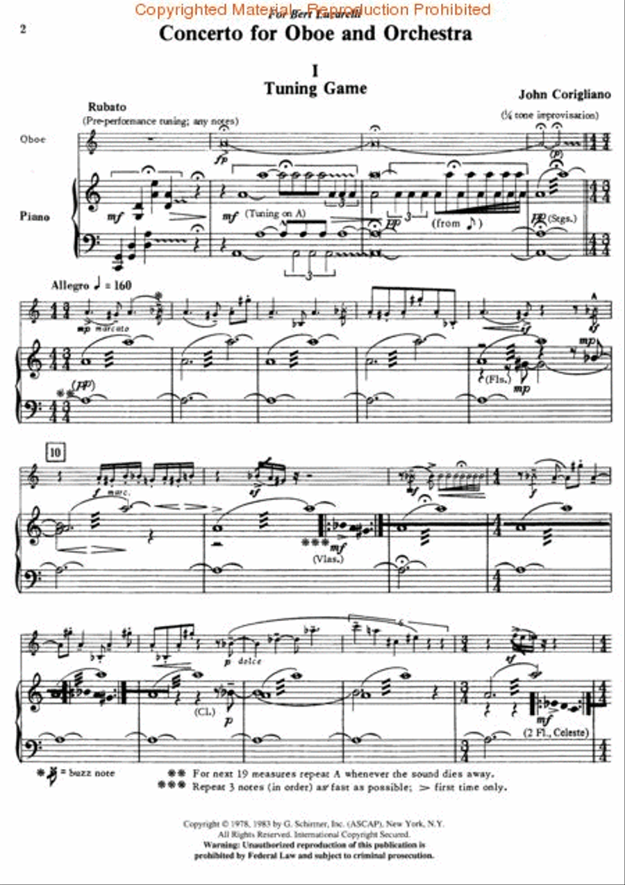 Oboe Concerto Oboe Concerto Orchestra scores gallery preview page 3