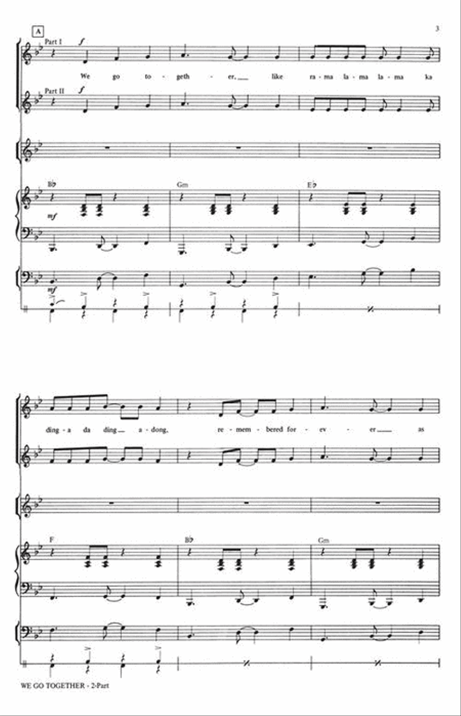 We Go Together 2-Part scores gallery preview page 4
