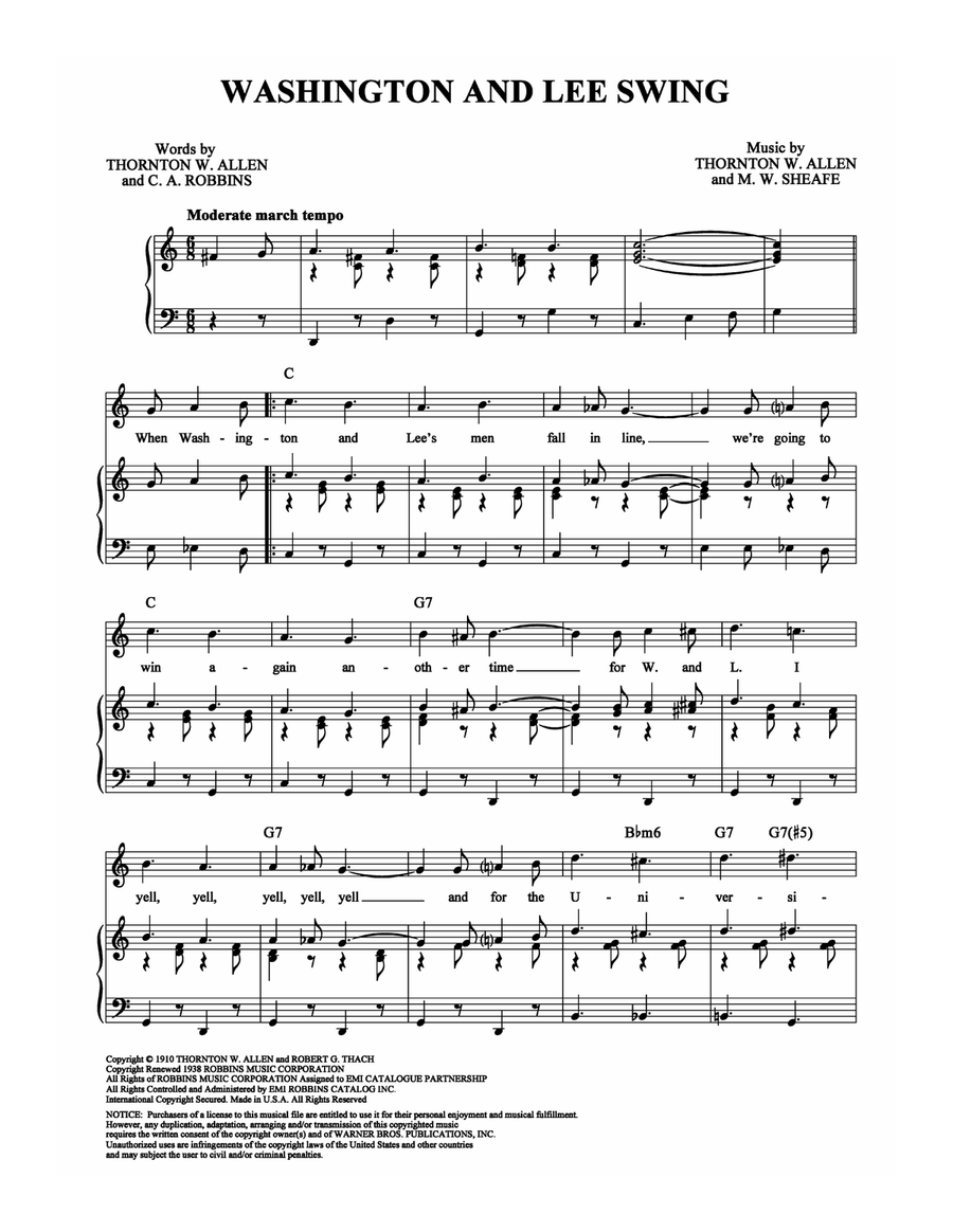 Washington and Lee Swing