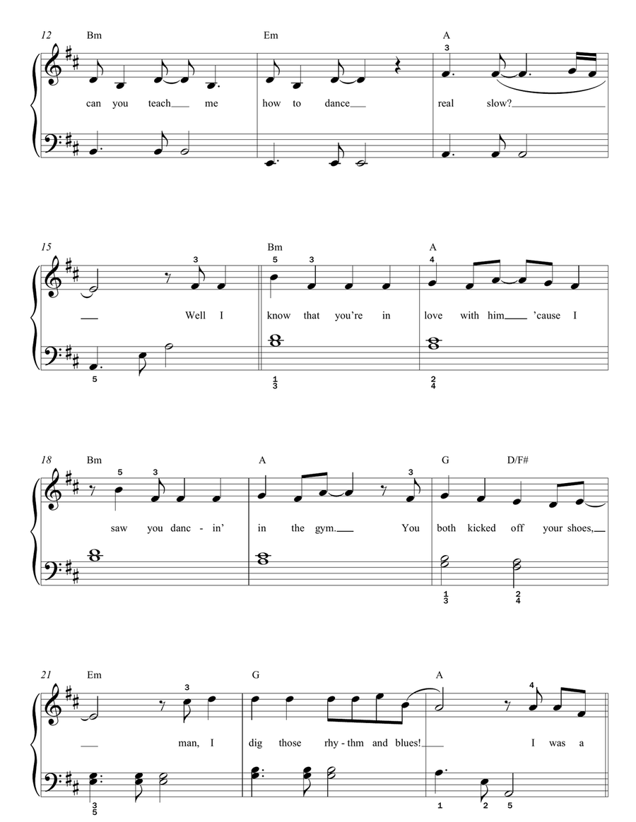 American Pie Easy Piano scores gallery preview page 2