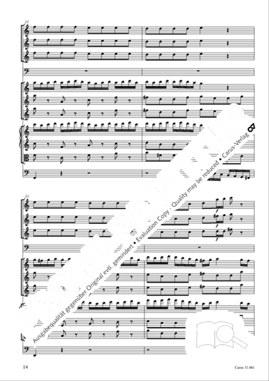O Lord, we come to praise thee 4-Part scores gallery preview page 15