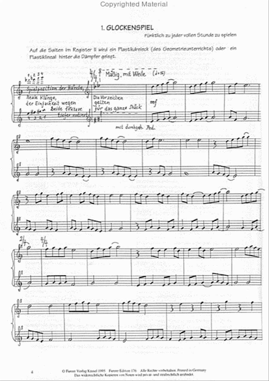 Abgestaubte Saiten Harpsichord scores gallery preview page 2