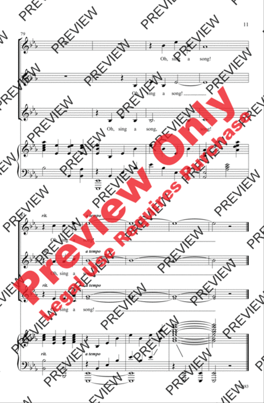 Laudamus Te Women's Choir scores gallery preview page 11