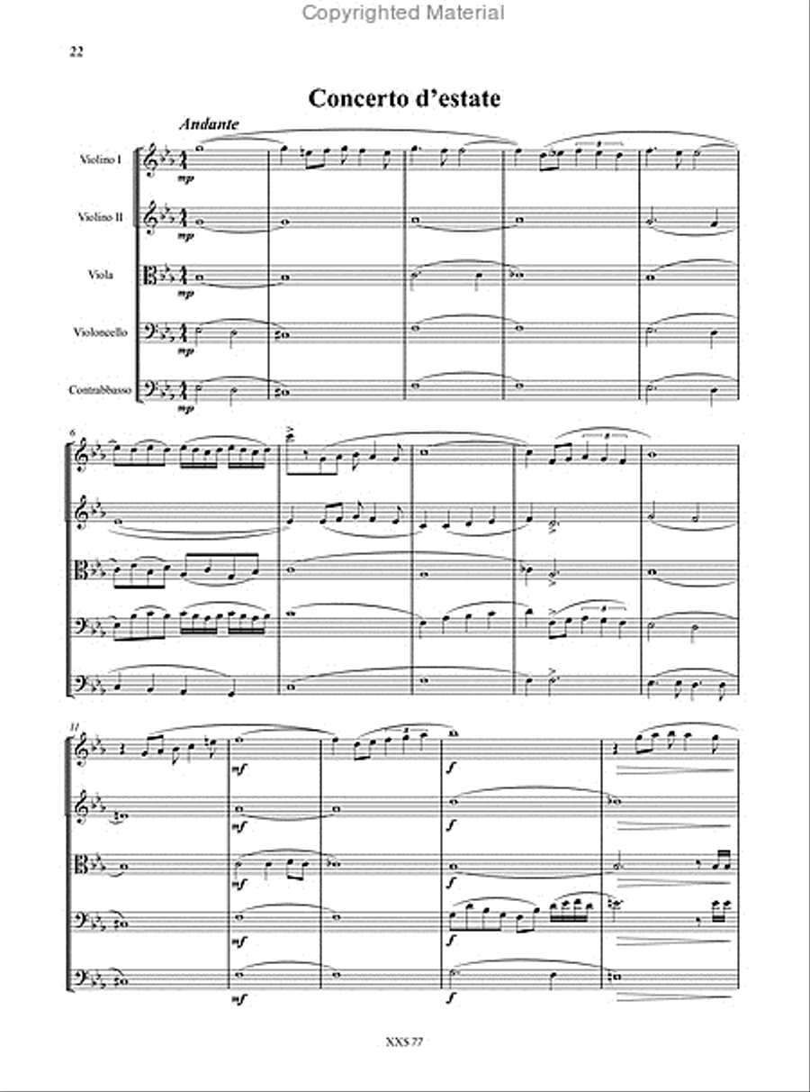 23 Souvenirs for String Quintet String Quintet scores gallery preview page 6