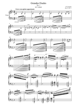 Grandes Etude in C minor Op. 55 No. 1