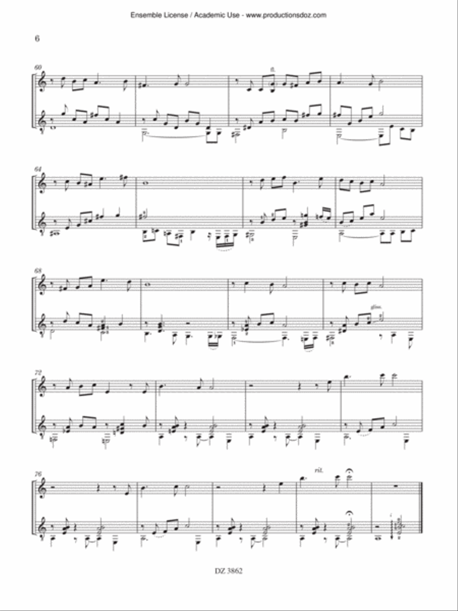 Cinq microtangos, vol. 2 Flute scores gallery preview page 6