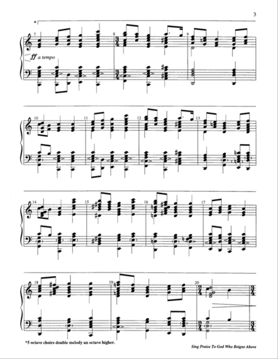 Sing Praise to God 5-Octaves scores gallery preview page 10