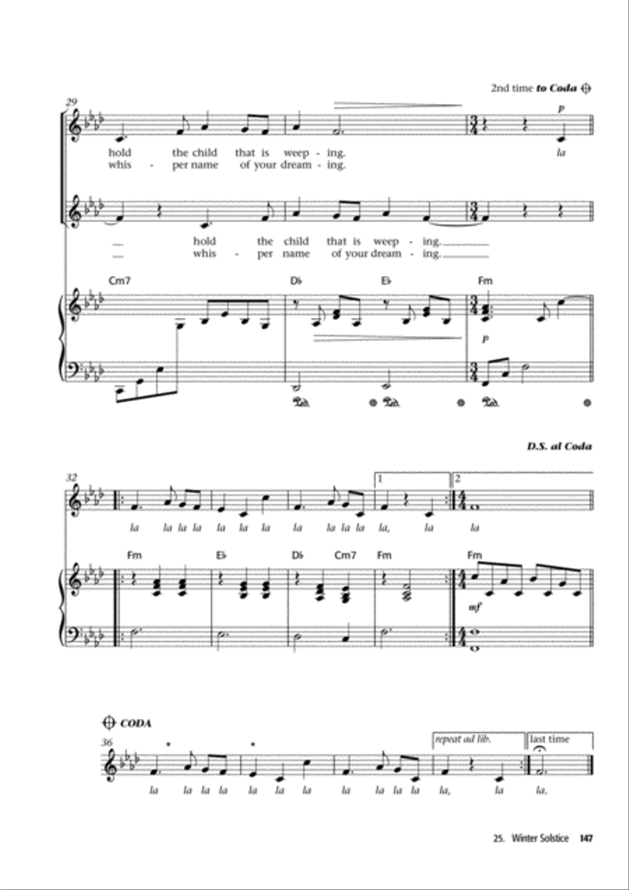 Voiceworks at Christmas Unison Choir scores gallery preview page 32
