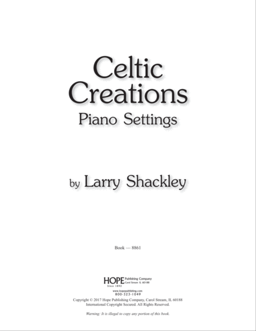 Celtic Creations Piano Solo scores gallery preview page 3