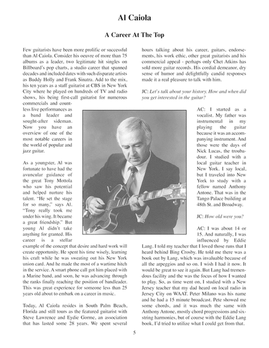 Conversations with Great Jazz and Studio Guitarists