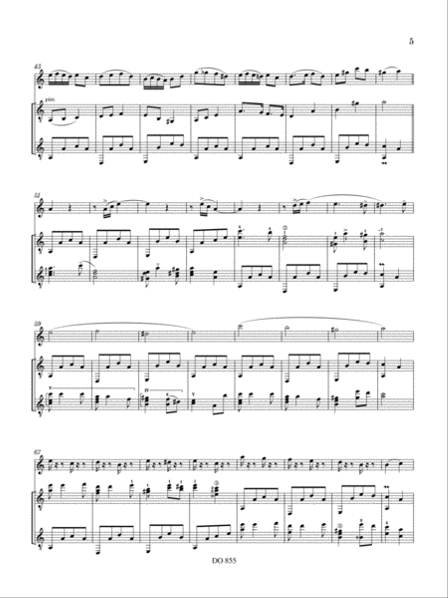 Adagio et passacaille Adagio et passacaille Flute scores gallery preview page 5