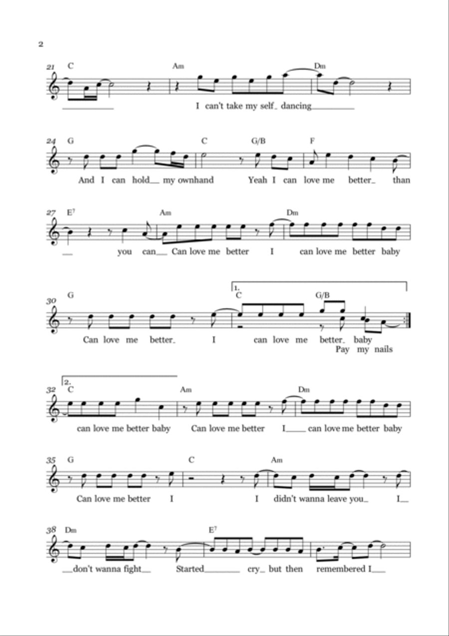 Flowers Flute Solo scores gallery preview page 2