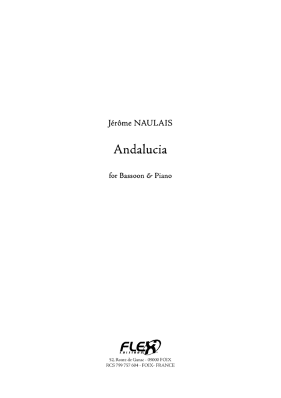 Andalucia Bassoon scores gallery preview page 1