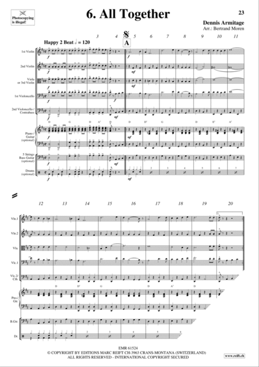 Beer Party String Quintet scores gallery preview page 8