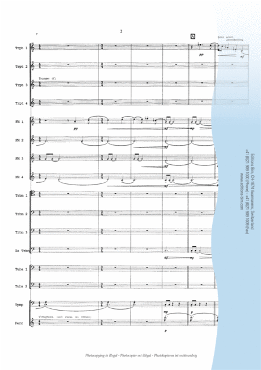 Reflections on a Dance Horn scores gallery preview page 3