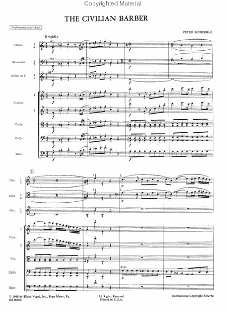 The Civilian Barber Orchestra scores gallery preview page 2
