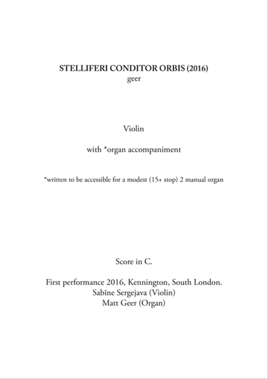 Stelliferi Conditor Orbis String Duet scores gallery preview page 2