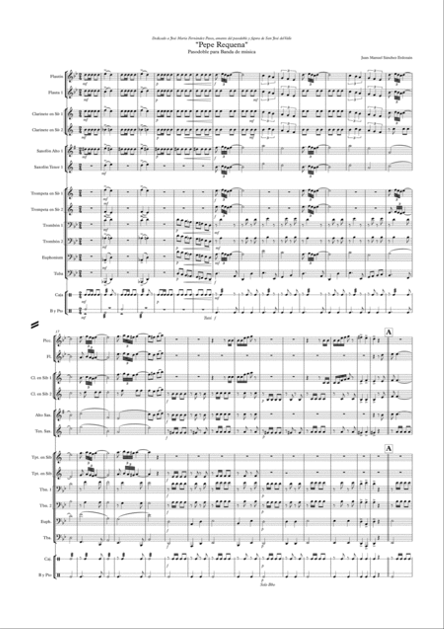 Pepe Requena Pepe Requena Marching Band scores gallery preview page 2