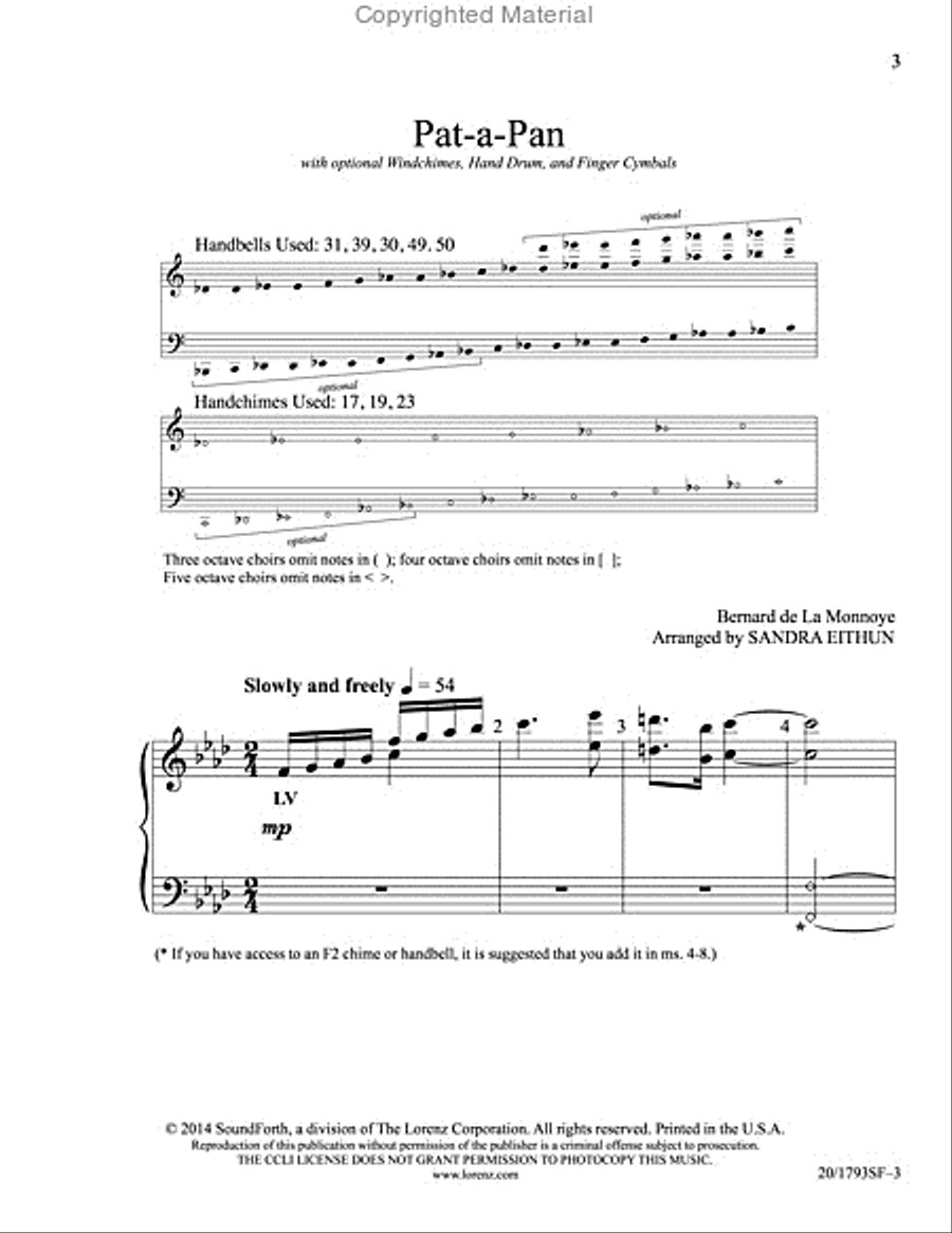 Pat-a-Pan 5-Octaves scores gallery preview page 2