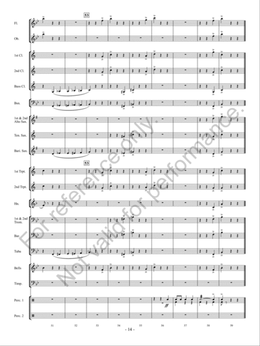 A Haunted Trilogy A Haunted Trilogy Concert Band scores gallery preview page 15
