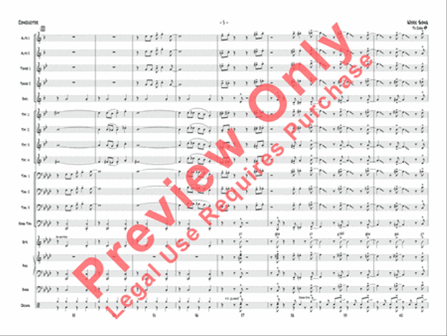 Work Song Jazz Ensemble scores gallery preview page 26
