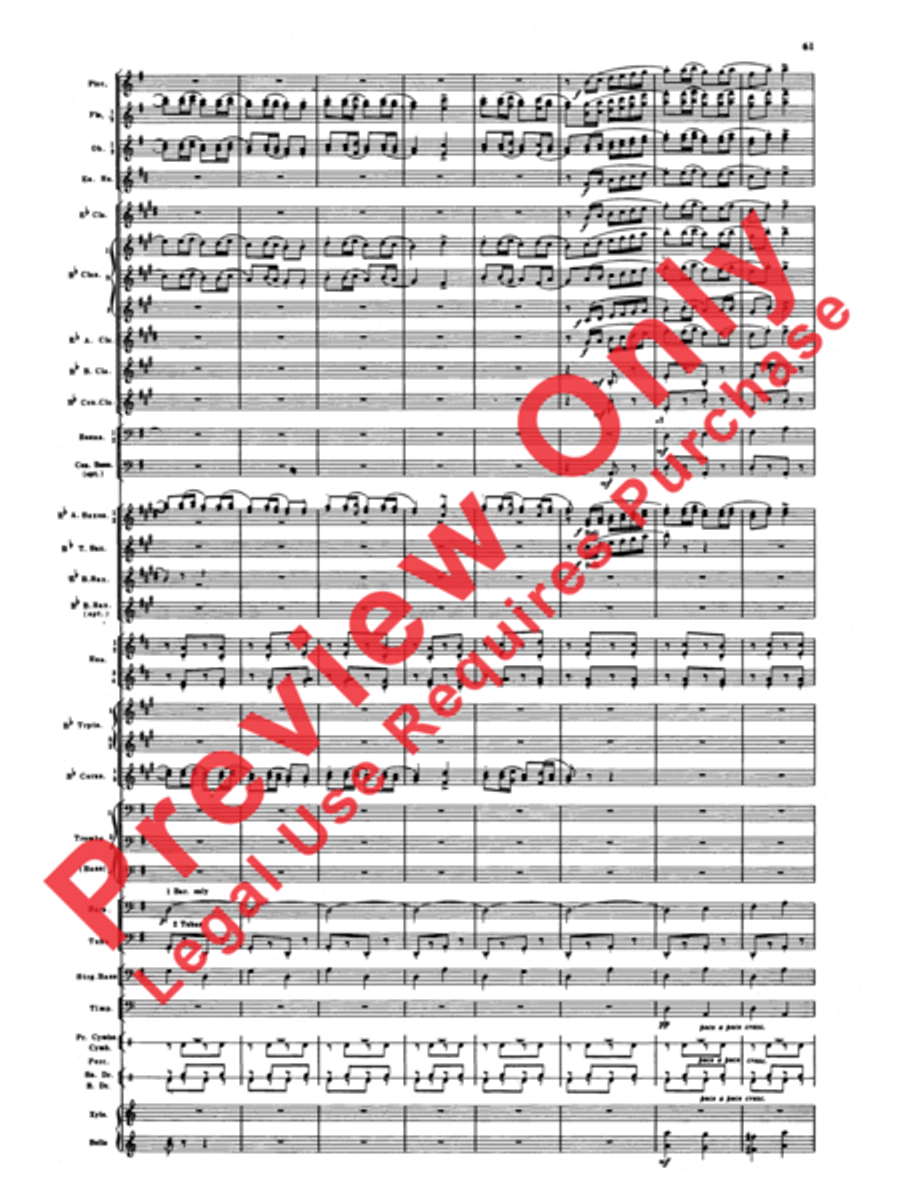 Armenian Dances, Part 1 Concert Band scores gallery preview page 62