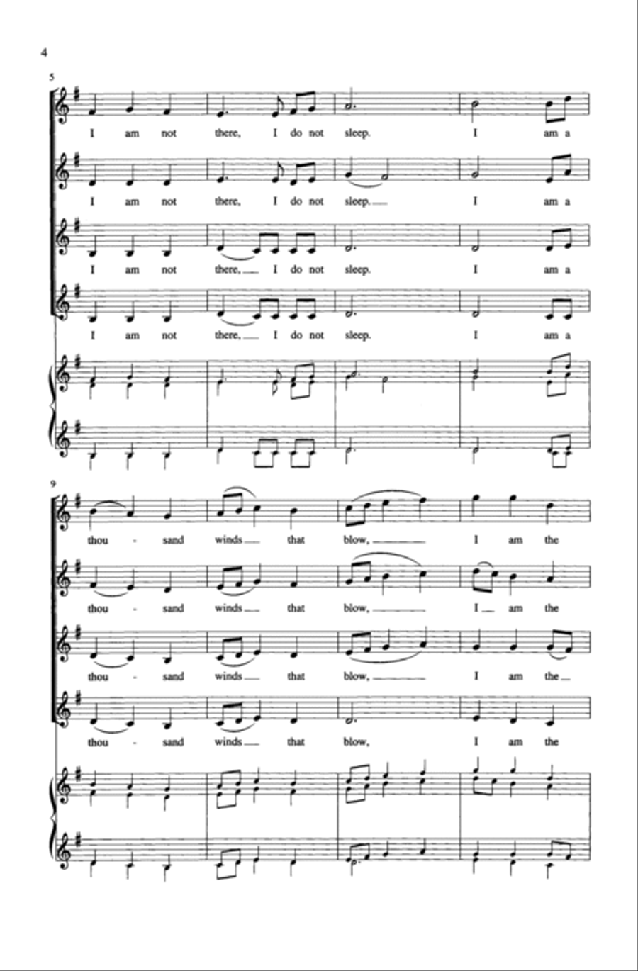 In Remembrance Women's Choir scores gallery preview page 3