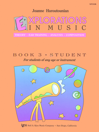 Book cover for Explorations in Music, Book 3