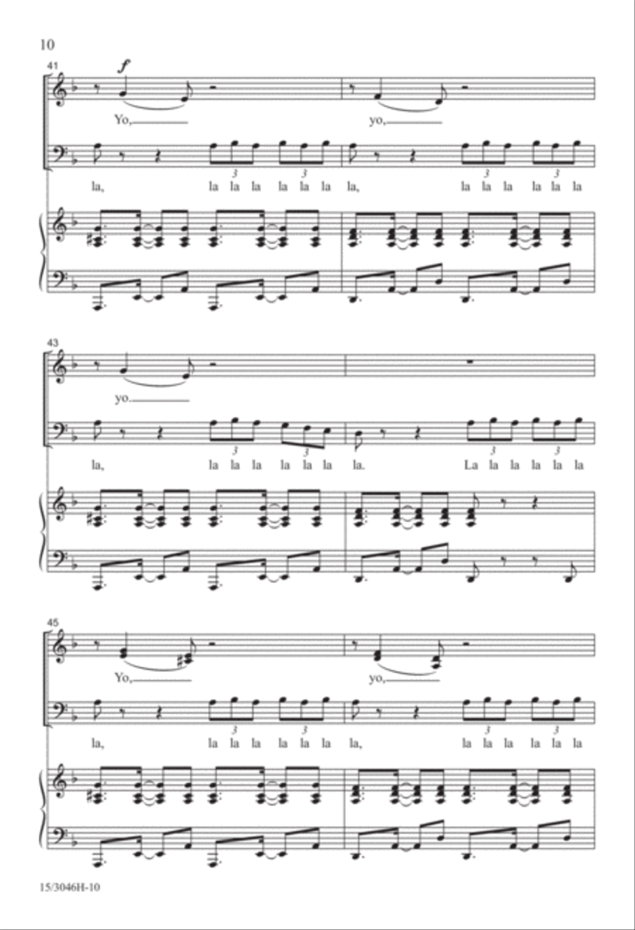 Saludo, Saludo 4-Part scores gallery preview page 10