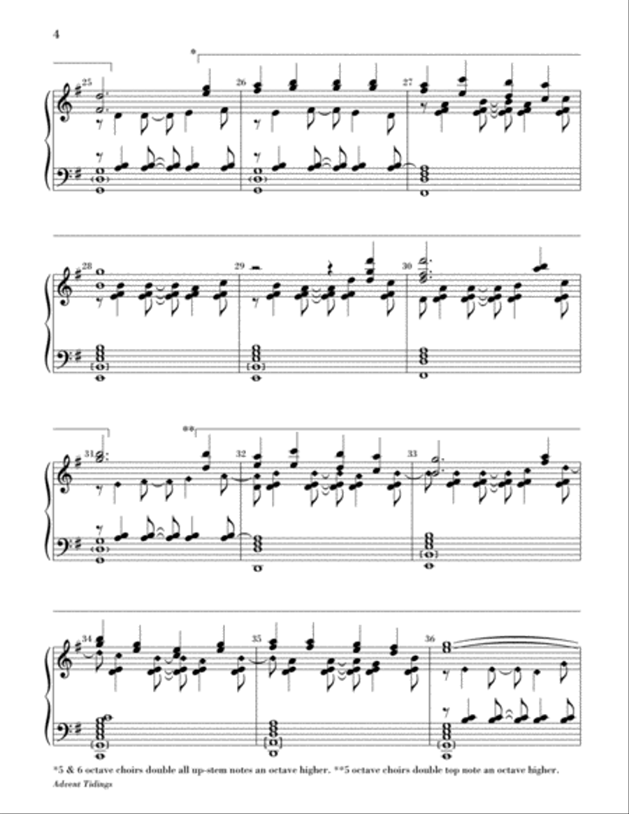 Advent Tidings 5-Octaves scores gallery preview page 4