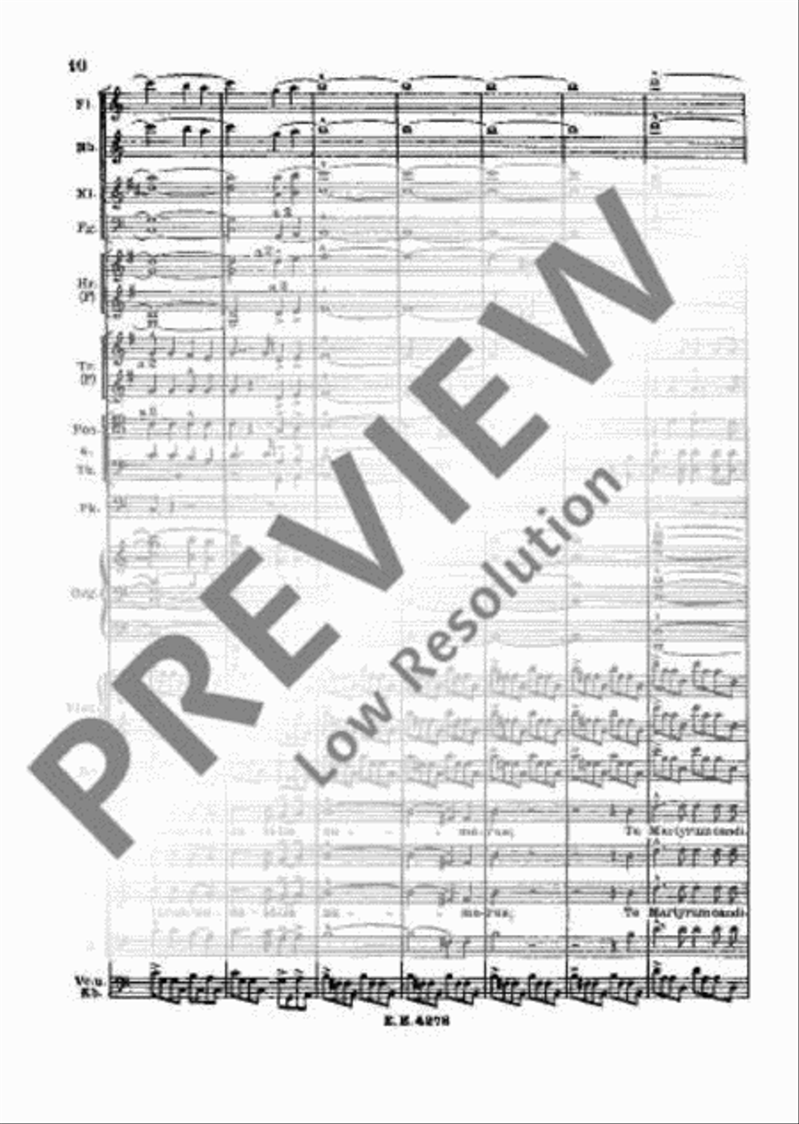 Te Deum Te Deum Choir scores gallery preview page 19