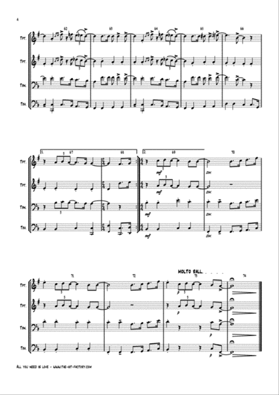 All You Need Is Love School and Community scores gallery preview page 4