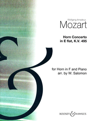 Book cover for Concerto in E-Flat, K.V. 495