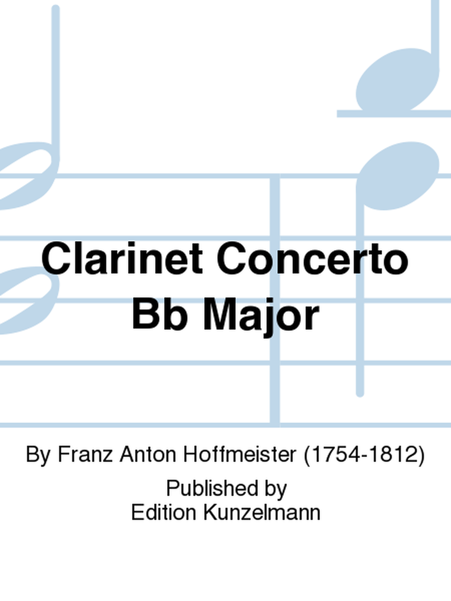 Clarinet Concerto Bb Major