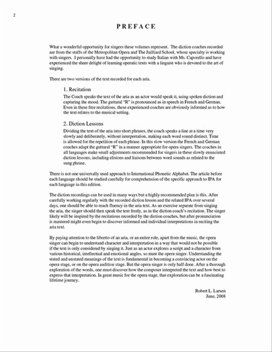 Diction Coach – G. Schirmer Opera Anthology (Coloratura Arias for Soprano) Coloratura Soprano scores gallery preview page 4