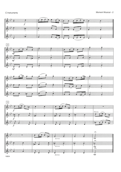 FlexTrios For Woodwinds (playable by any three woodwind instruments) - C Treble Clef