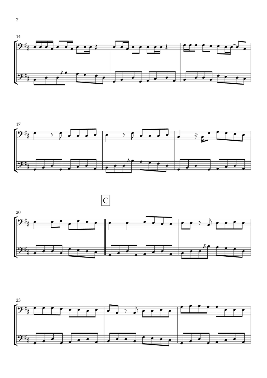 Last Night Brass Duet scores gallery preview page 2