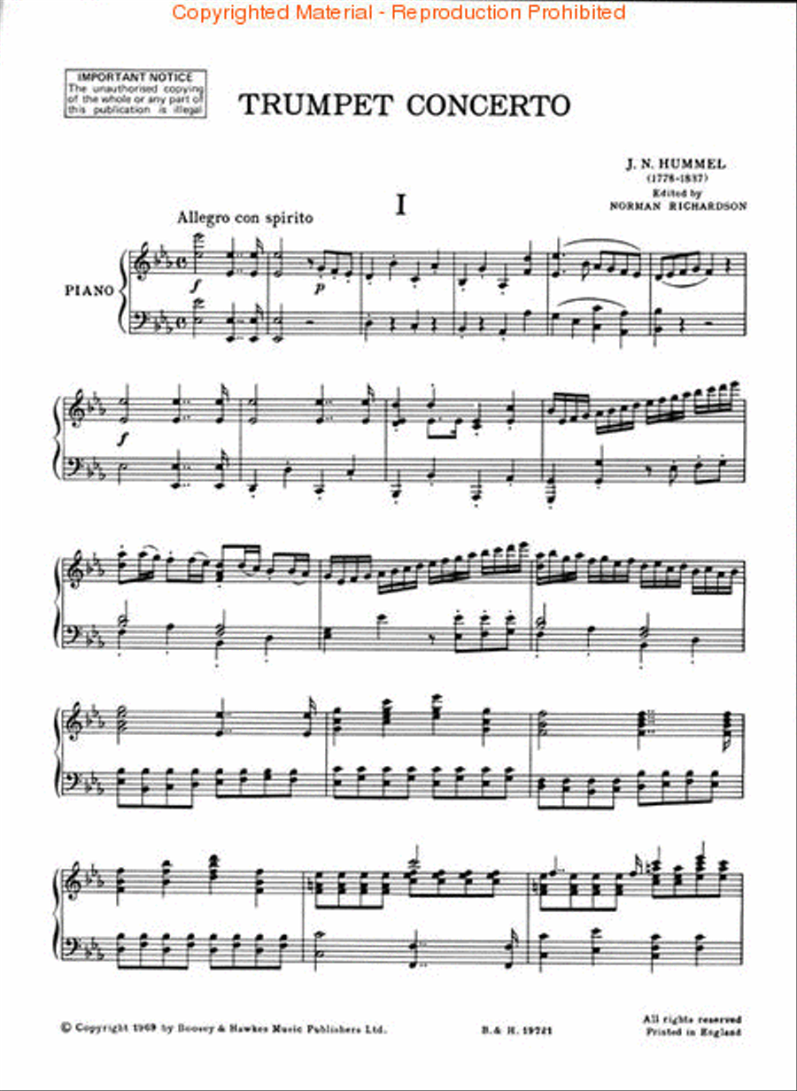 Trumpet Concerto Orchestra scores gallery preview page 2