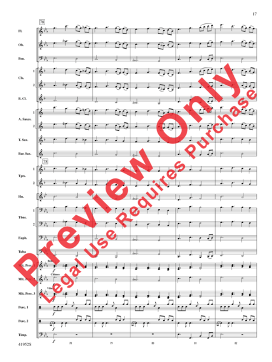 Furaha! Concert Band scores gallery preview page 17