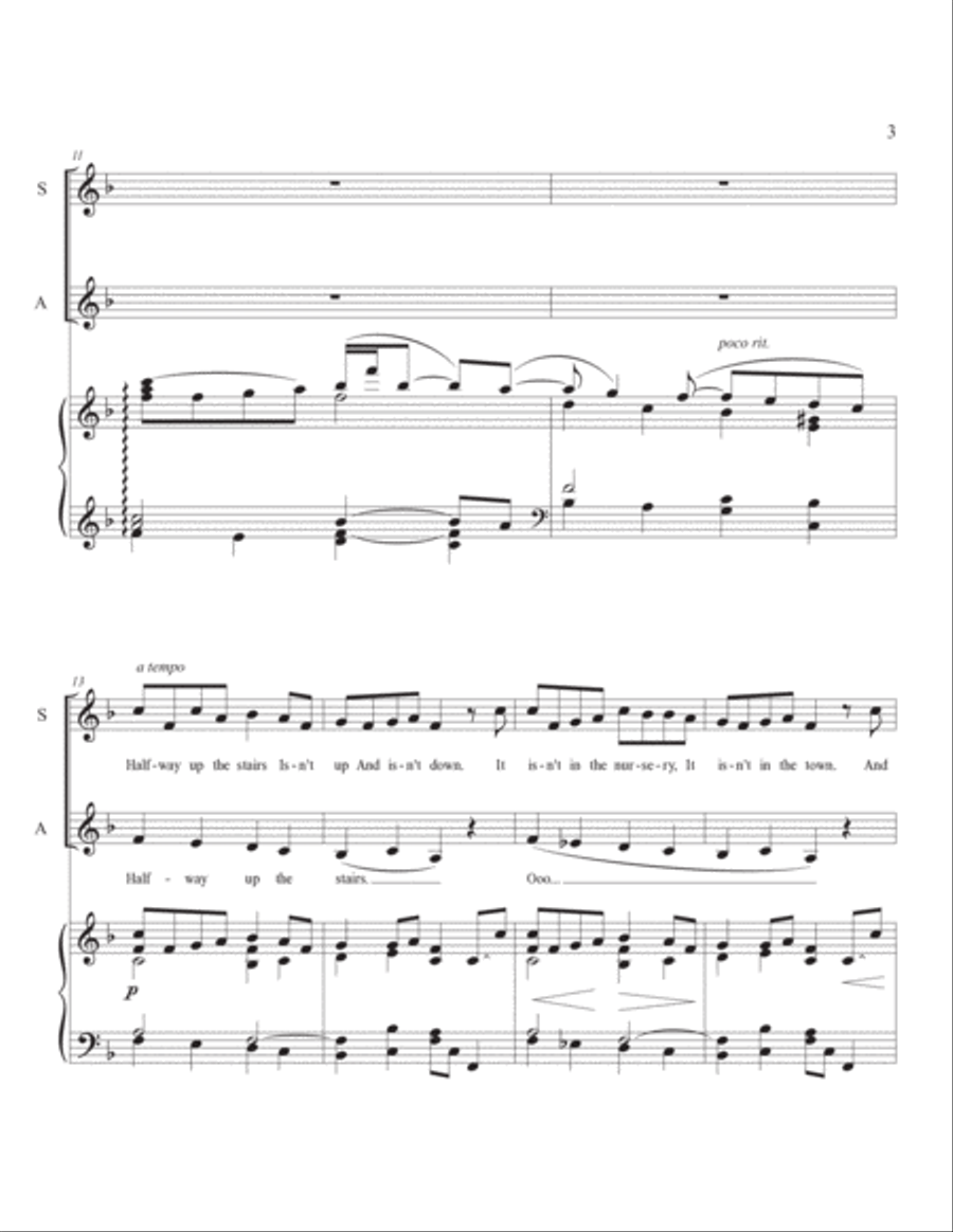 Halfway Down the Stairs 2-Part scores gallery preview page 3