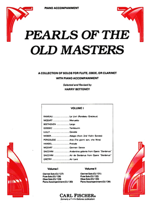 Book cover for Pearls of the Old Masters - Vol. I