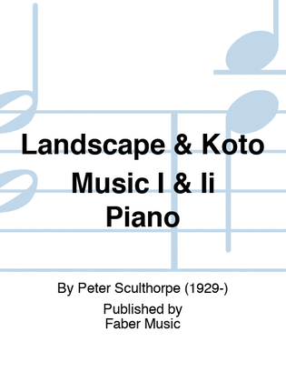 Landscape & Koto Music I & Ii Piano